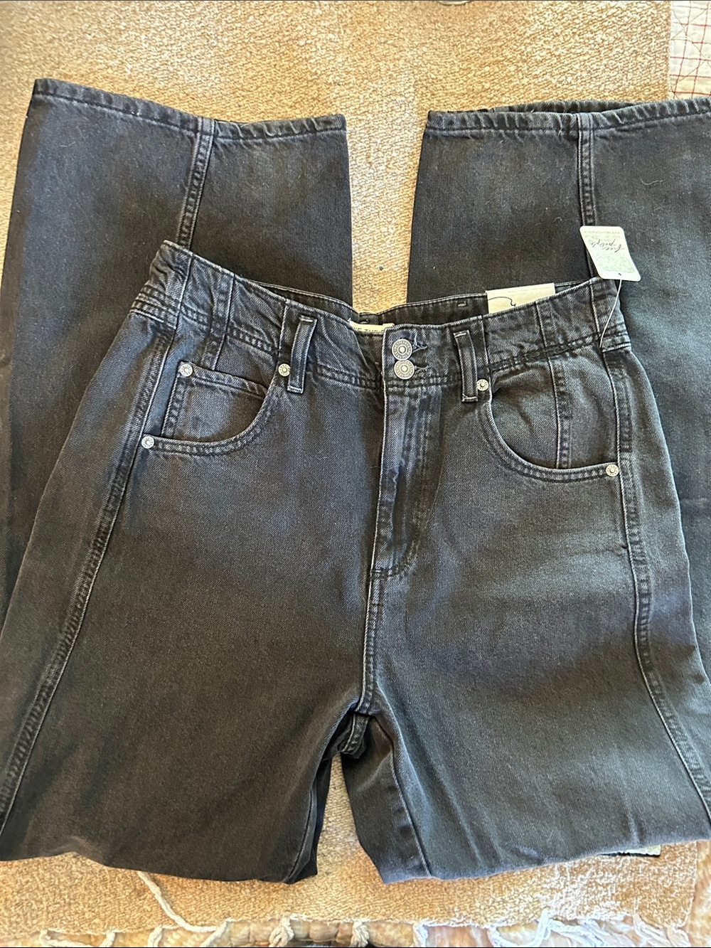 Free People Black Relaxed Women’s Jeans